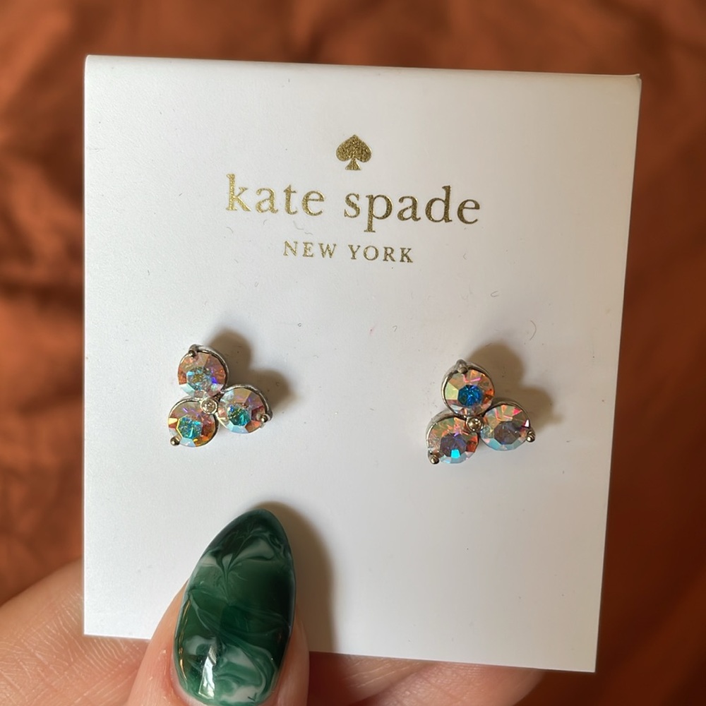 Kate spade iridescent stud earrings
